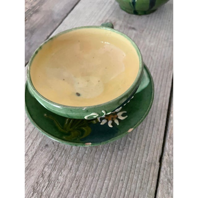 Ceramic Tableware from Chamonix, 1960s, Set of 9 For Sale - Image 11 of 12