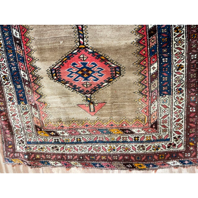 Antique Kurdish Runner, 3'2" × 10'11" For Sale - Image 4 of 10