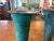 Metal 20th Century Art Deco Copper Verdigris Vase Set For Sale - Image 7 of 8
