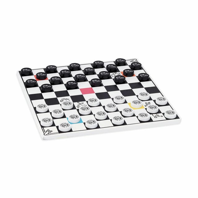 Limited Edition exquisite Keith Haring Backgammon and Checkers game set Introduce kids to two classic games — as well as...