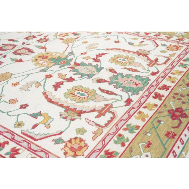 Textile Turkish Sumak Rug 6' X 9' For Sale - Image 7 of 10