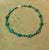 Vintage Malachite and 14k Gold Bead Necklace, 1990s For Sale - Image 6 of 9