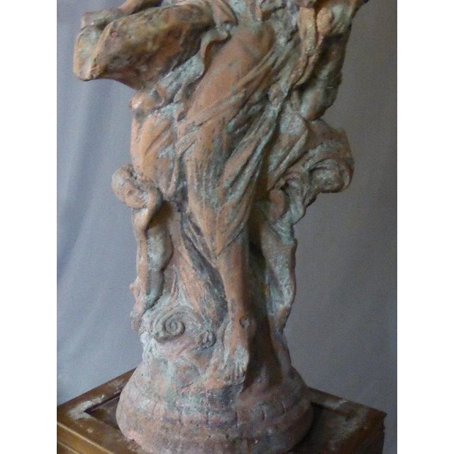 Vintage Terra Cotta Terracotta Sculpture For Sale - Image 6 of 8
