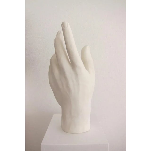 1980s Large Plaster Hand, 1980s For Sale - Image 5 of 8