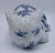 Ceramic Mid 20th Century Asian Blue and White Ceramic Cat For Sale - Image 7 of 9