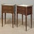 French Pair French Louis XVI Marble Top End Tables For Sale - Image 3 of 17