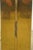 Pair of Mid Century Modernist Polished Brass Fireplace Andirons For Sale - Image 4 of 9