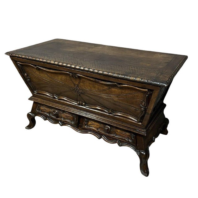 Louis XV Style Kneading Trough in Walnut For Sale - Image 6 of 9