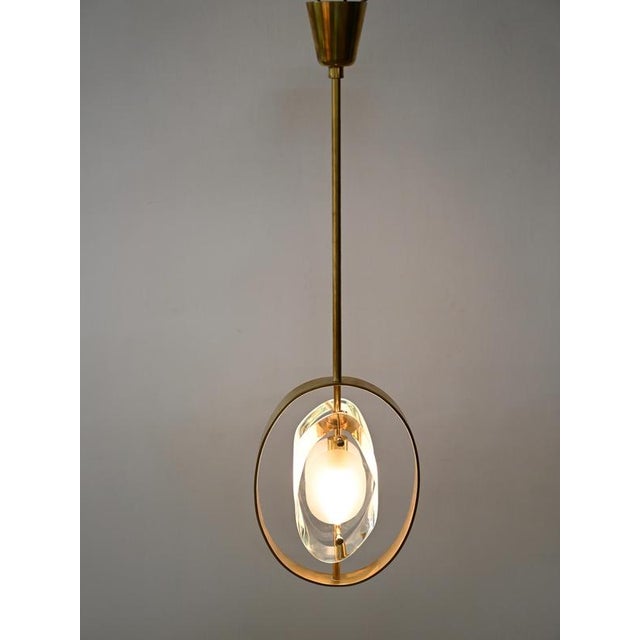 Model 1933 Pendant Light by Max Ingrand for Fontana Arte, Italy, 1961 For Sale - Image 15 of 18