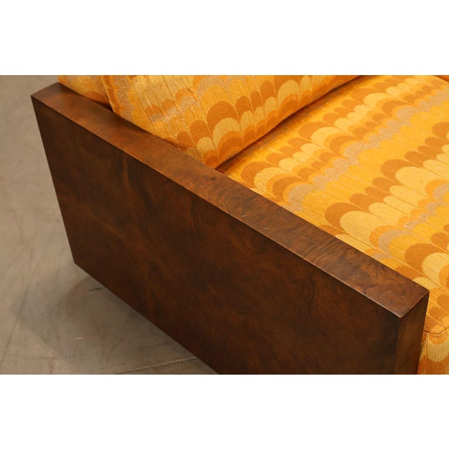 Brown Thayer Coggin Milo Baughman Mid Century Modern Sofa For Sale - Image 8 of 18