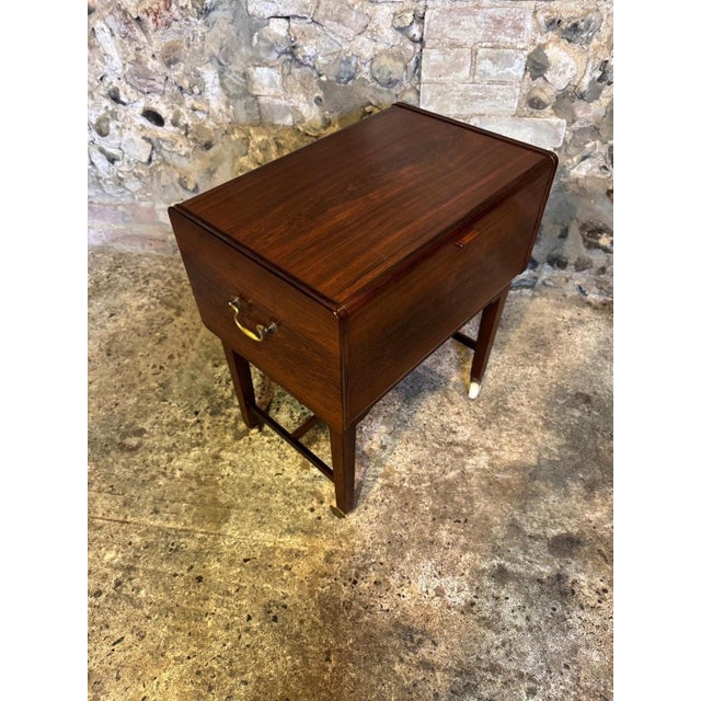 Vintage Danish Sewing Table, 1950s For Sale - Image 15 of 18