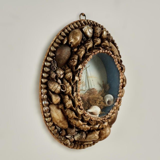 English Pair of Antique British Colonial Sailors Valentine For Sale - Image 3 of 17