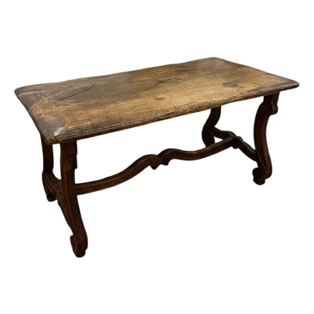 19th Century French Country Oak Coffee Table For Sale