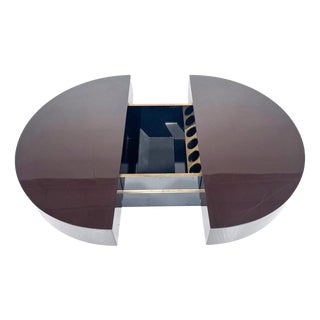 Coffee Table attributed to Jean Claude Mahey, 1970s For Sale