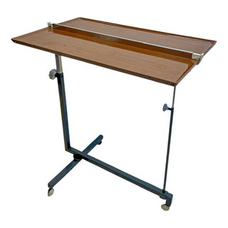 German Adjustable Side Table or Trolley from Variett Bremshey & Co., 1960s For Sale