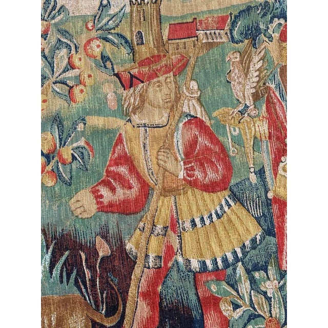 French Tapestry Screenprinted by Hand, 1970s For Sale - Image 12 of 18