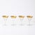 Set of 12 Mid-Century Modernist Gilt Rimmed Coupe Glasses by Dorothy Thorpe For Sale - Image 16 of 16