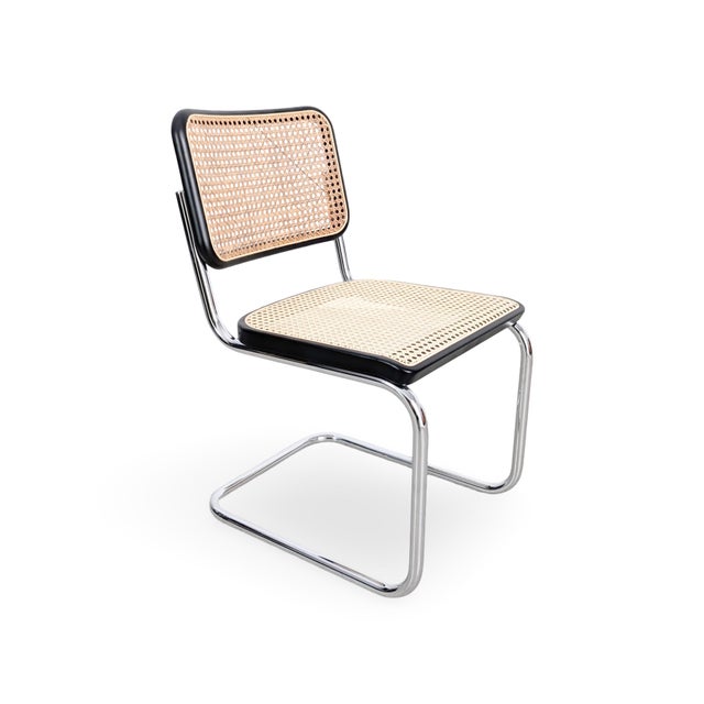 Thonet S32 Cantilever Chairs by Breuer for Thonet, Set of 4 For Sale - Image 4 of 12