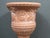 1970s Vintage Neoclassical Ceramic Pedestal Urn Planter With Grape Leaves For Sale - Image 9 of 14