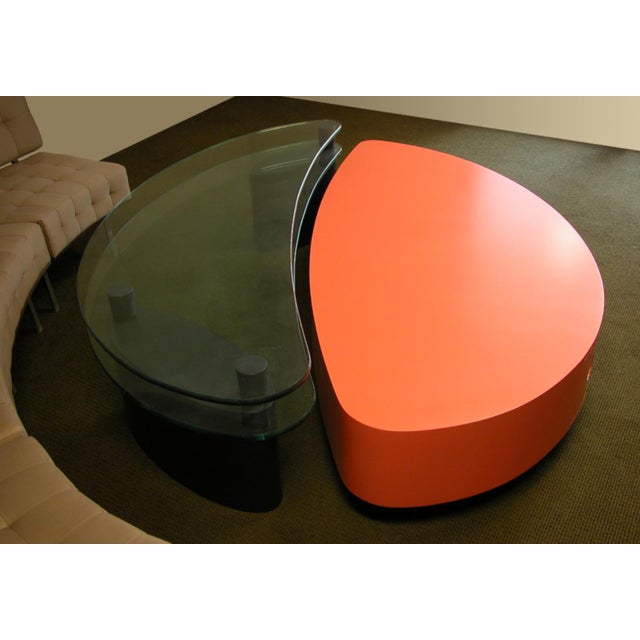 Contemporary 1980s Halô Yin-Yang Coffee Table Pair For Sale - Image 3 of 13