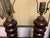Boho Chic 20th Century Wood Bobbin Lamps - a Pair For Sale - Image 3 of 10