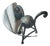 Mid-Century La Barge Bronze & Verdigris Globe Tripod Accent Table For Sale