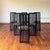 Postmodern Vintage Italian Postmodern Slat Back Black Dining Chairs, Set of 6 For Sale - Image 3 of 12