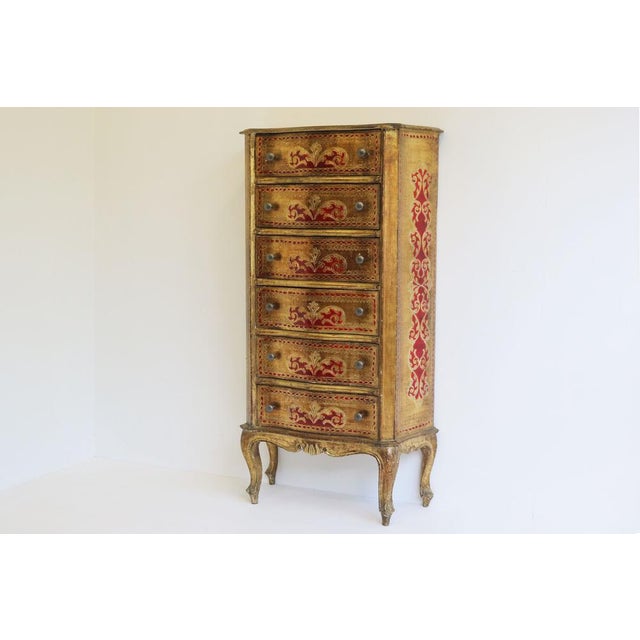 Tall Italian Renaissance Chest of Drawers, 1950 For Sale - Image 11 of 11