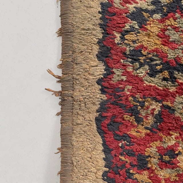 Brown Middle Eastern Modern Red and Beige Rug, 1980s For Sale - Image 8 of 11