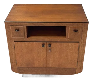 Piet Kramer Art Deco Amsterdam School Cabinet with Drawers, 1930s by Piet Kramer, 1920s