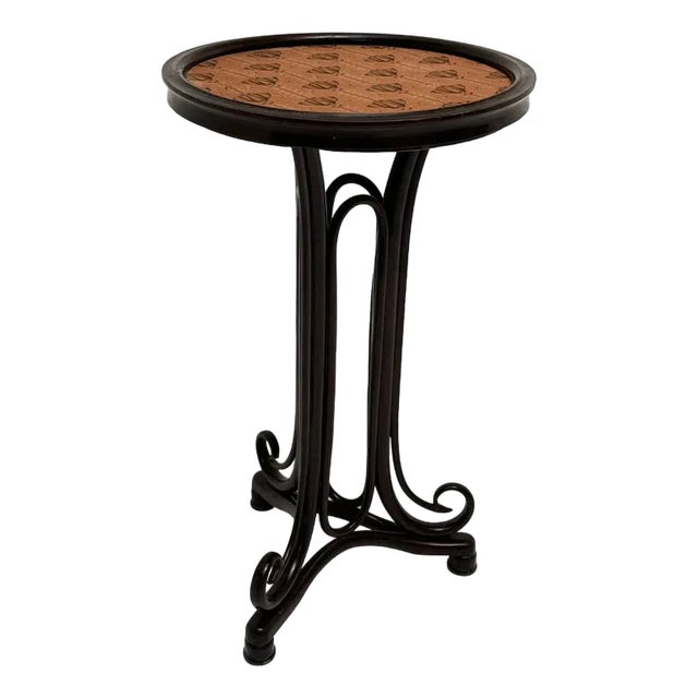 Salon Table in Stained Mahogany from Thonet, Vienna, 1900s For Sale