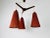 Temde Leuchten Midcentury Teak and Cord Shade Hanging Lamp by Temde, circa 1960 For Sale - Image 4 of 9