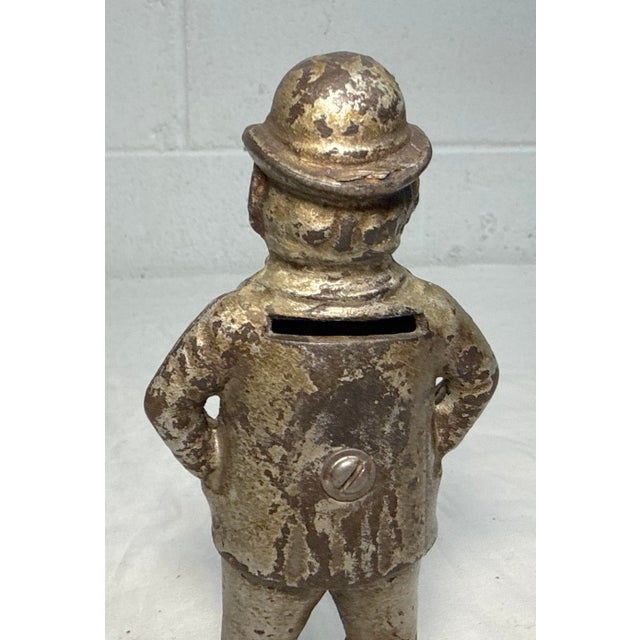 Antique Rare Original Foxy Grandpa Cast Iron Hubley Coin Still Bank 1900 For Sale In New York - Image 6 of 10