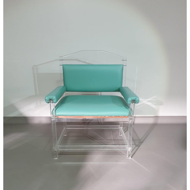 Acrylic Glass Chair, 1980s For Sale - Image 10 of 18