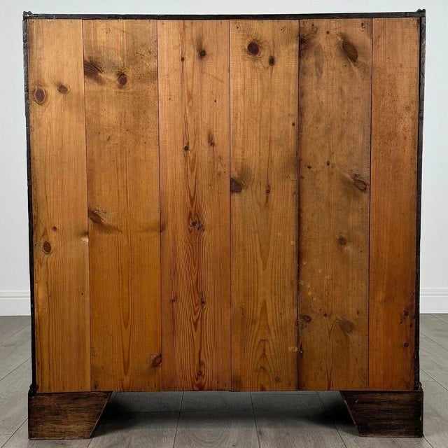 Antique Late English Oak Fall-Front Bureau For Sale - Image 13 of 14