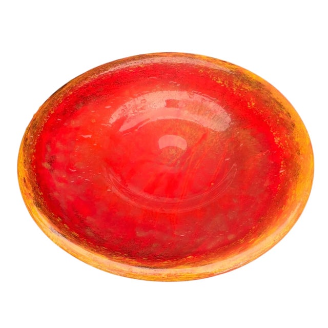 This Novica Glass Wide Fruit Bowl from Brazil features a vintage Murano style design, showcasing a swirl pattern in glossy...