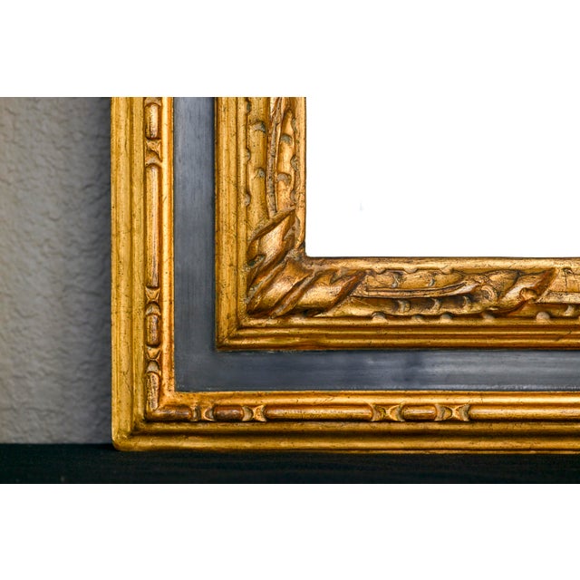 Carvers' Guild Spanish Panel Mirrors — 33x45 — Antique Gold Leaf — Near Mint Pair For Sale - Image 9 of 18