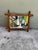 Early 19th Century Antique French Faux Bamboo Carved Wood Wall Mirror — Hollywood Regency Chinoiserie For Sale - Image 5 of 9