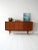 1950s/60s teak sideboard, four drawers, hinged doors and tapered geometric legs. Original Scandinavian teak sideboard,...