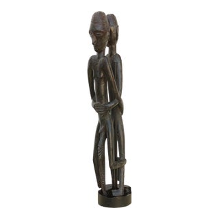 Mid-Century African Primordial Lovers Sculpture For Sale