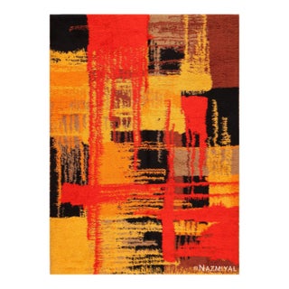 Nazmiyal Collection Vintage Swedish Shag Rya Rug For Sale