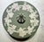 English Vintage Round Wedgwood Porcelain Grapevine Box Sage Green For Sale - Image 3 of 8