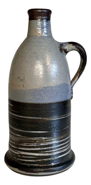 Modernist Sculptural Glazed Studio Ceramic Art Jug, Germany, 1940s
