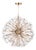 Regina Andrew Poppy Glass Chandelier Small in Clear For Sale