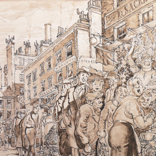 'The Enduring Attractions of the Open Market', by Antonio Manganaro; Satire of Capitalism For Sale - Image 4 of 12