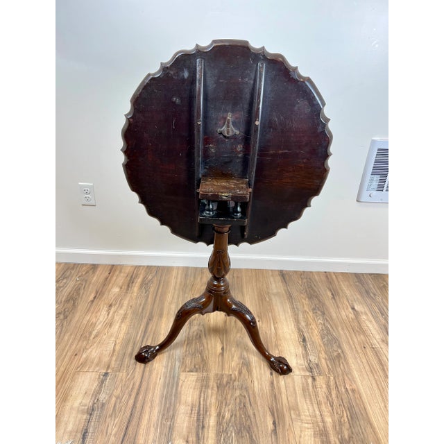 Fine Antique George III Tip Top Pie Crust Table C. Late 1700s For Sale - Image 9 of 12
