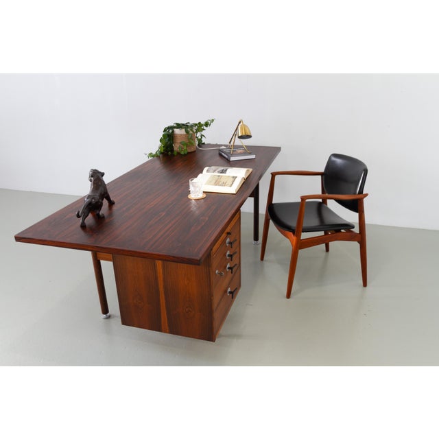 Danish Teak Captains Chair by Erik Buch for Ørum, 1960s For Sale - Image 18 of 18