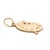 Metal Vintage Signed American Charm Co 14k Gold Artist Palette & Brush Bracelet Charm For Sale - Image 7 of 15