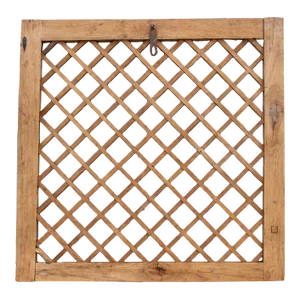 Early 20th Century Linear Lattice Window