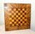Wood Large High Quality Antique Handmade Wooden Marquetry Gaming Chess Checker Board For Sale - Image 7 of 9